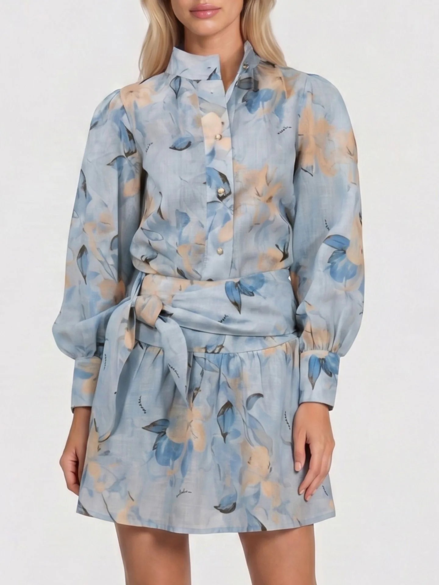 Bloemenprint Blouse met ballonmouwen