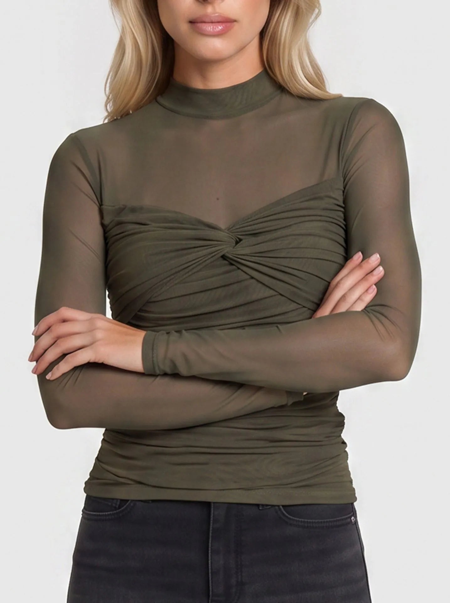 Analia Top - Night Green