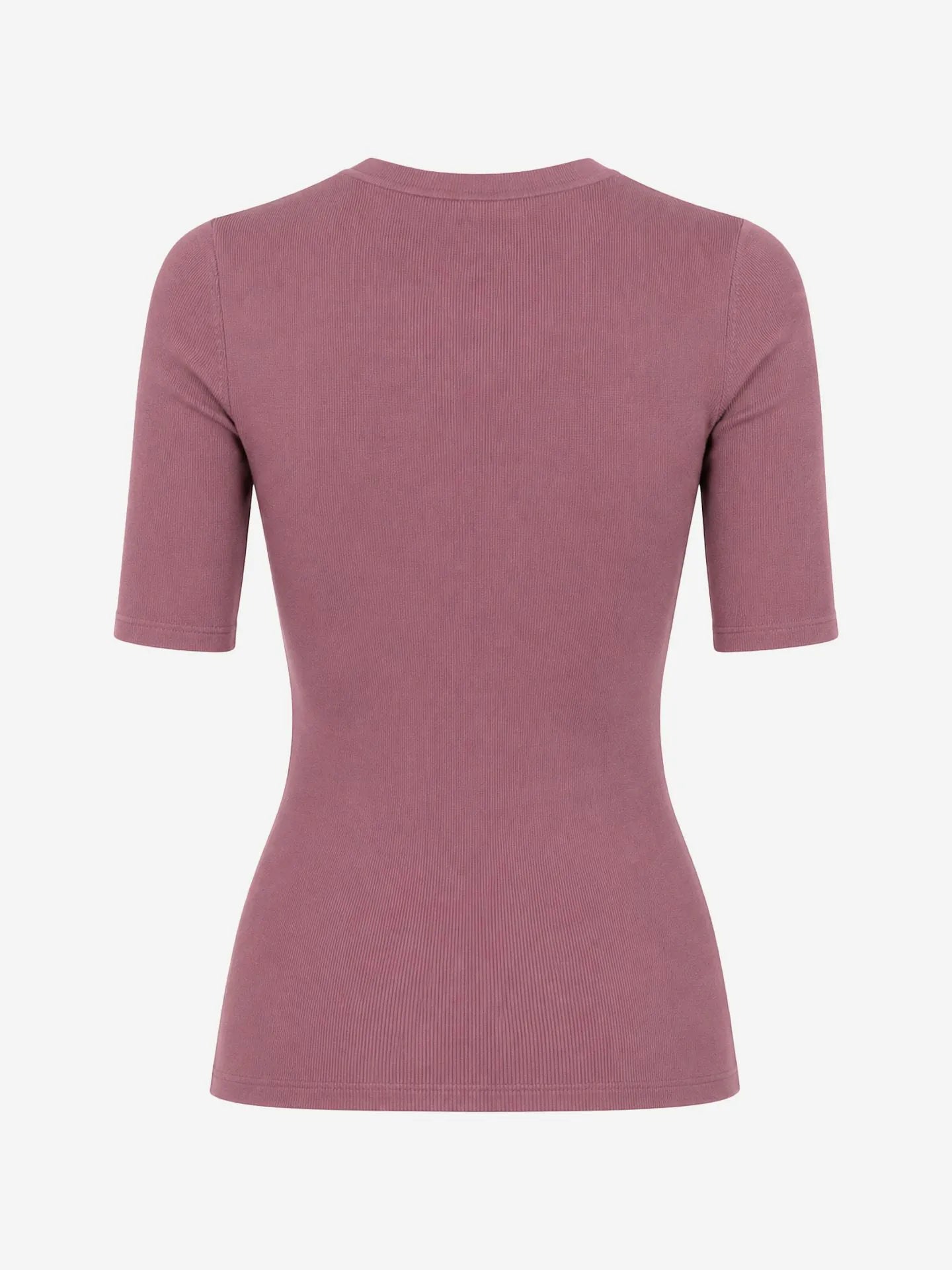 Basis top met korte mouwen