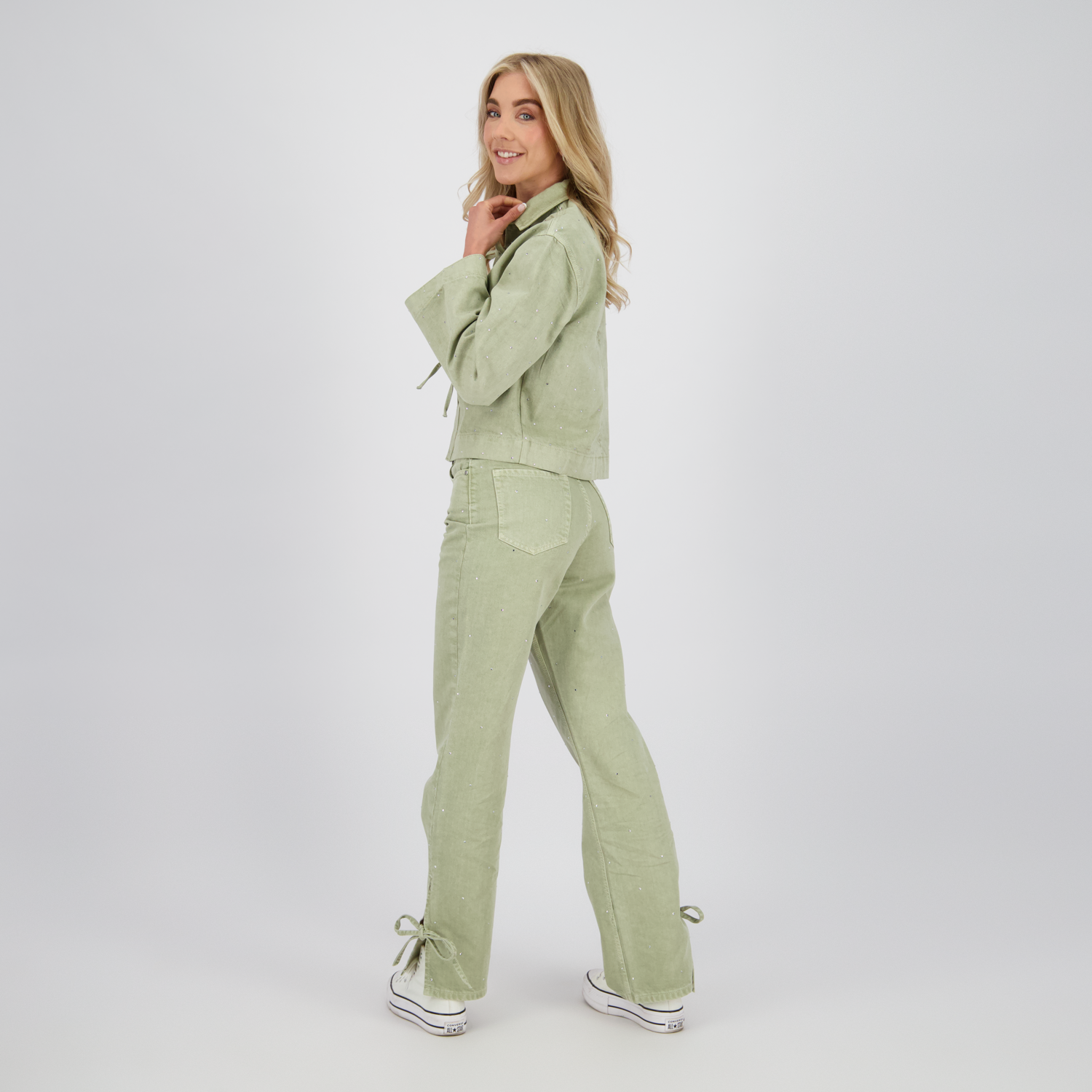 Raizzed Nova Jeansjack – Old Green