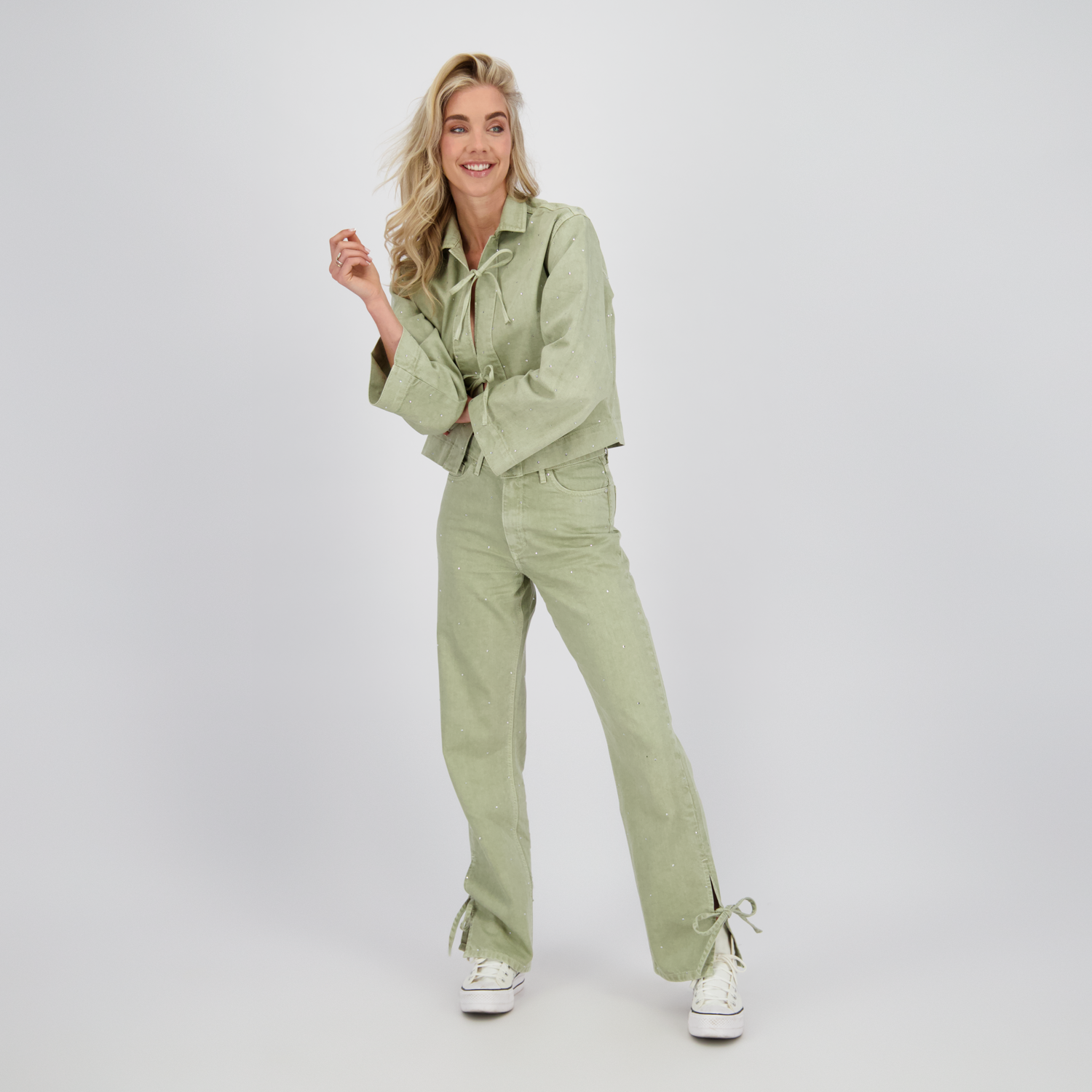 Raizzed Nova Jeansjack – Old Green