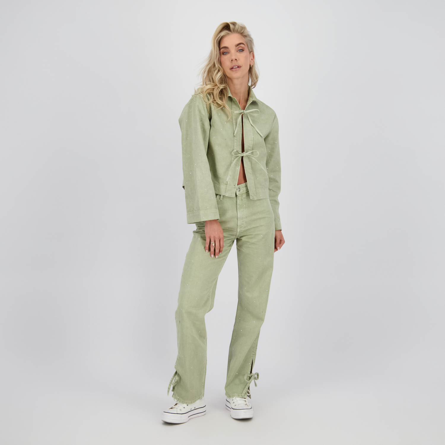 Raizzed Nova Jeansjack – Old Green
