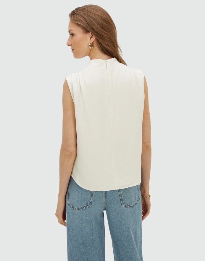 KIANA - Losvallende top - Off White