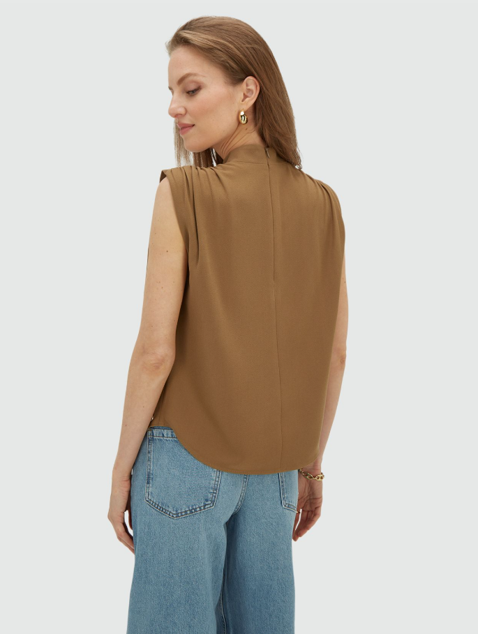 KIANA - Losvallende top - Khaki