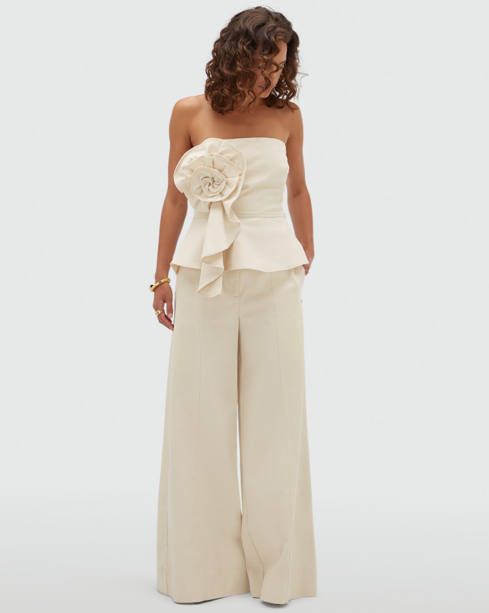 Bustier in de kleur Ecru