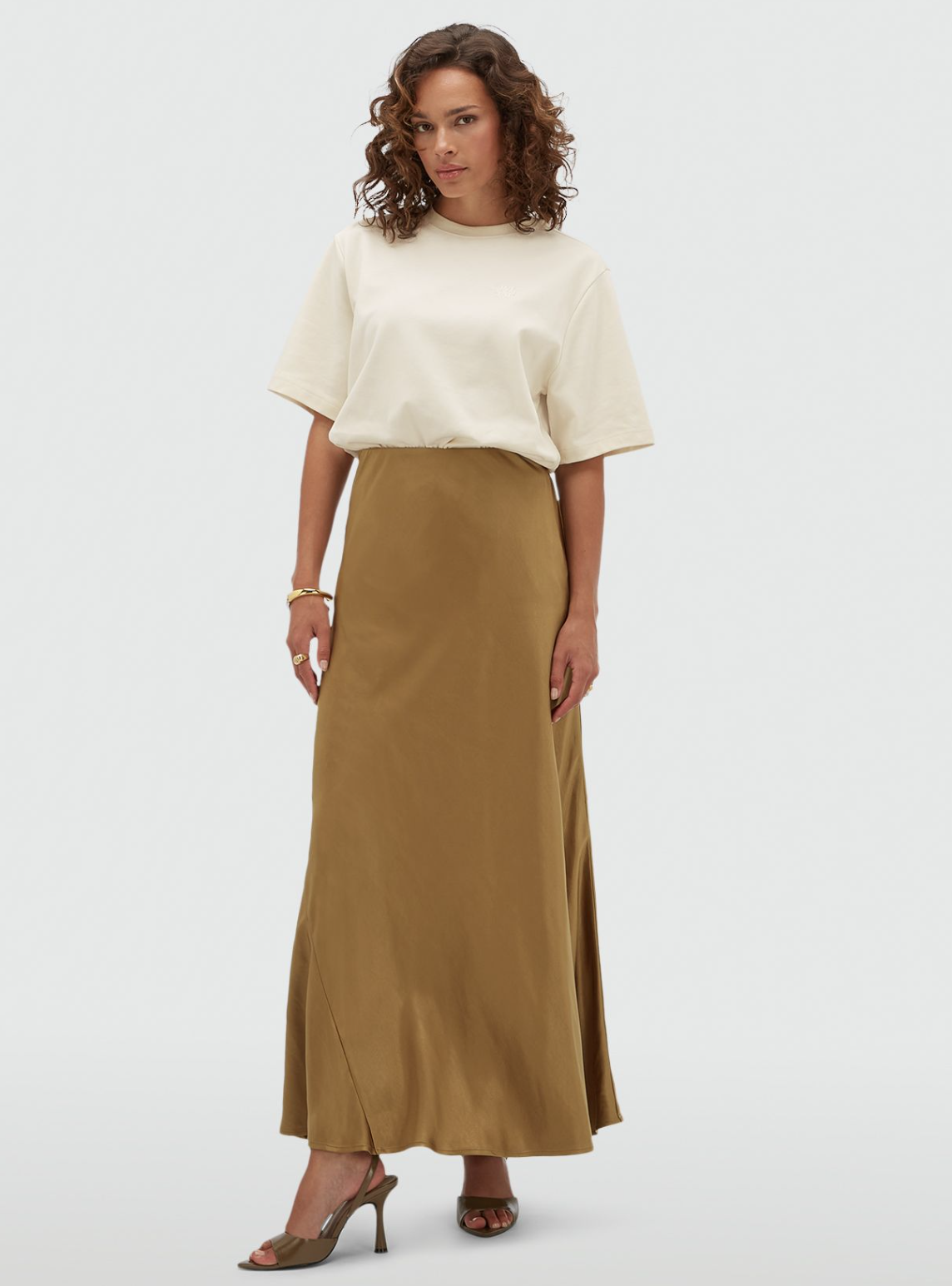 JV-PAXTON oversized T-shirt - cloud white