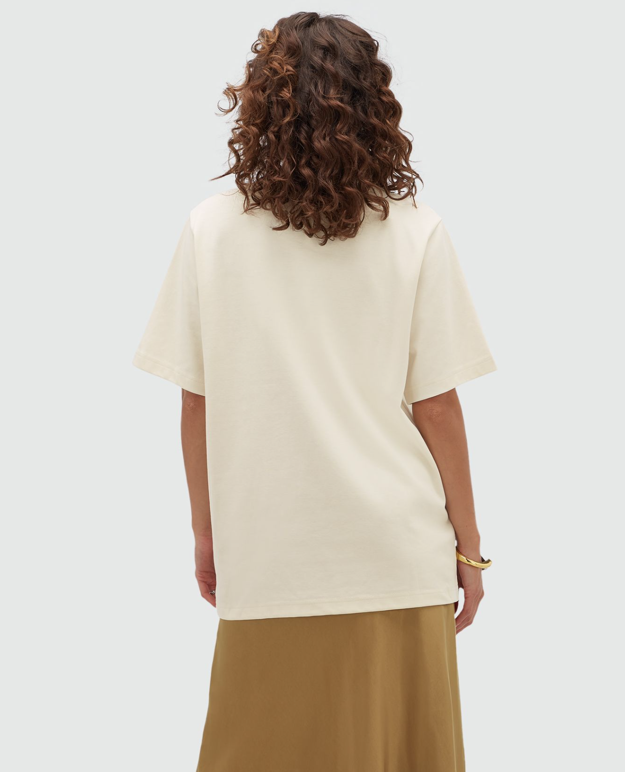 JV-PAXTON oversized T-shirt - cloud white