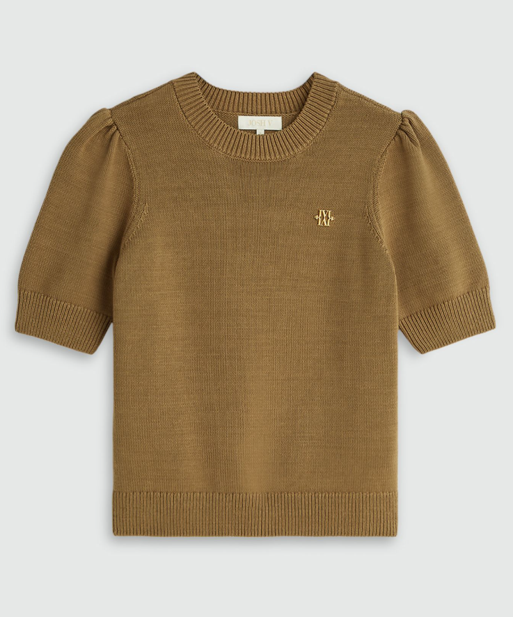 BRENT fitted sweater - khaki