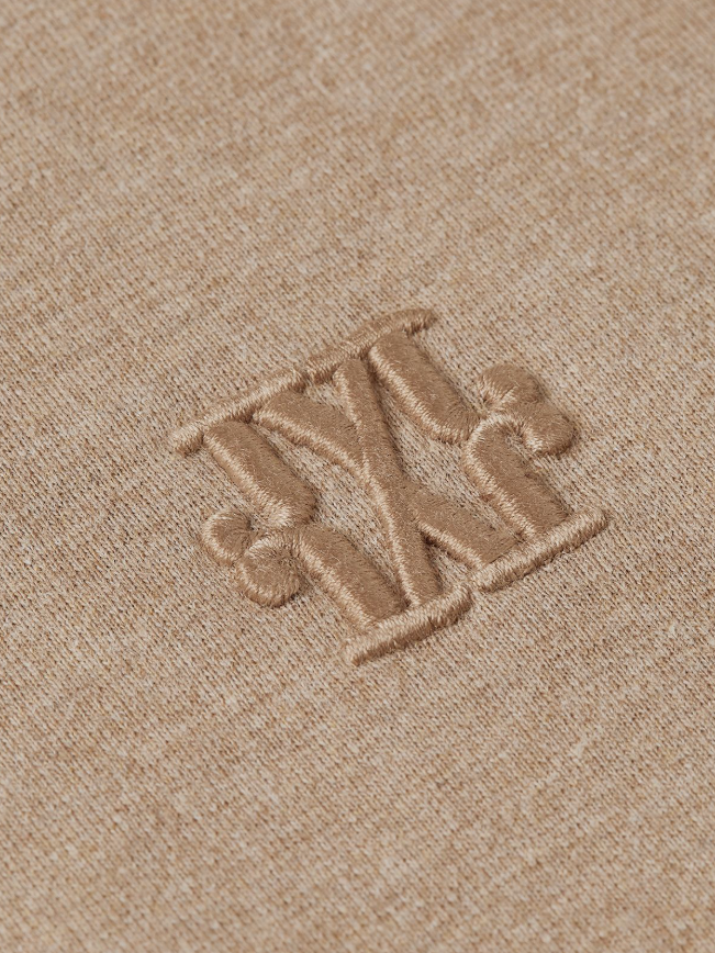 PAXTON oversized T-shirt - khaki melange