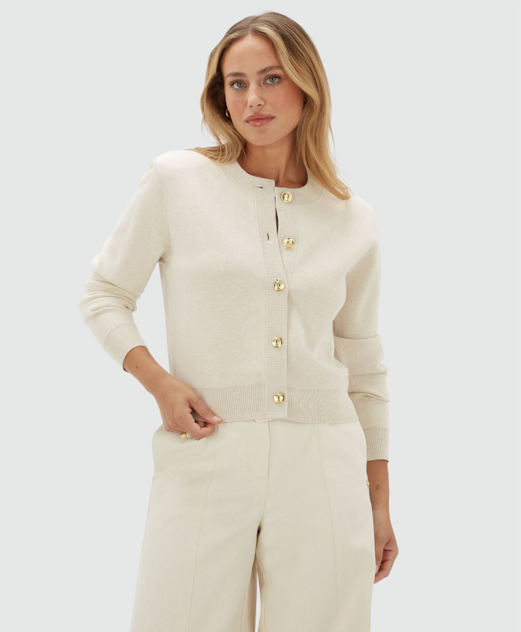 FLISS regular fit vest - light ecru