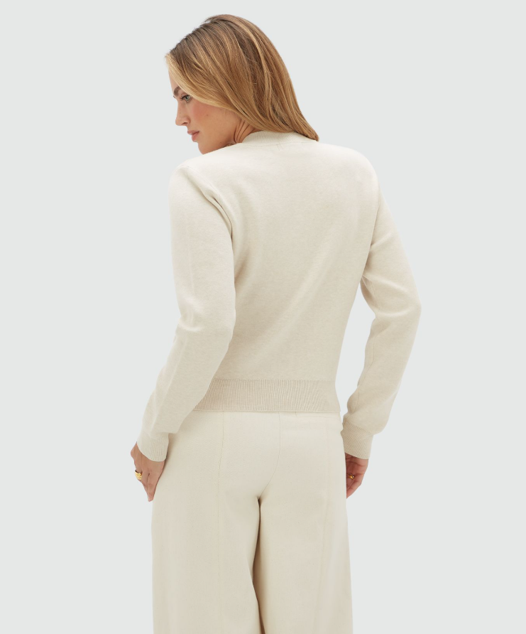 FLISS regular fit vest - light ecru