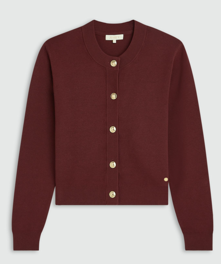 FLISS regular fit vest - burgundy