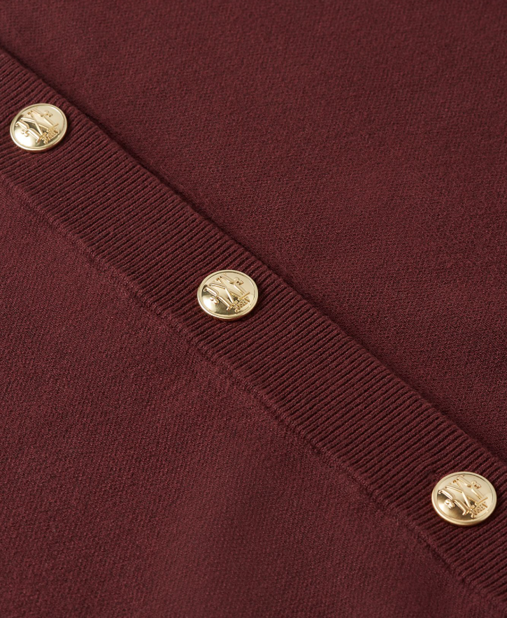 FLISS regular fit vest - burgundy