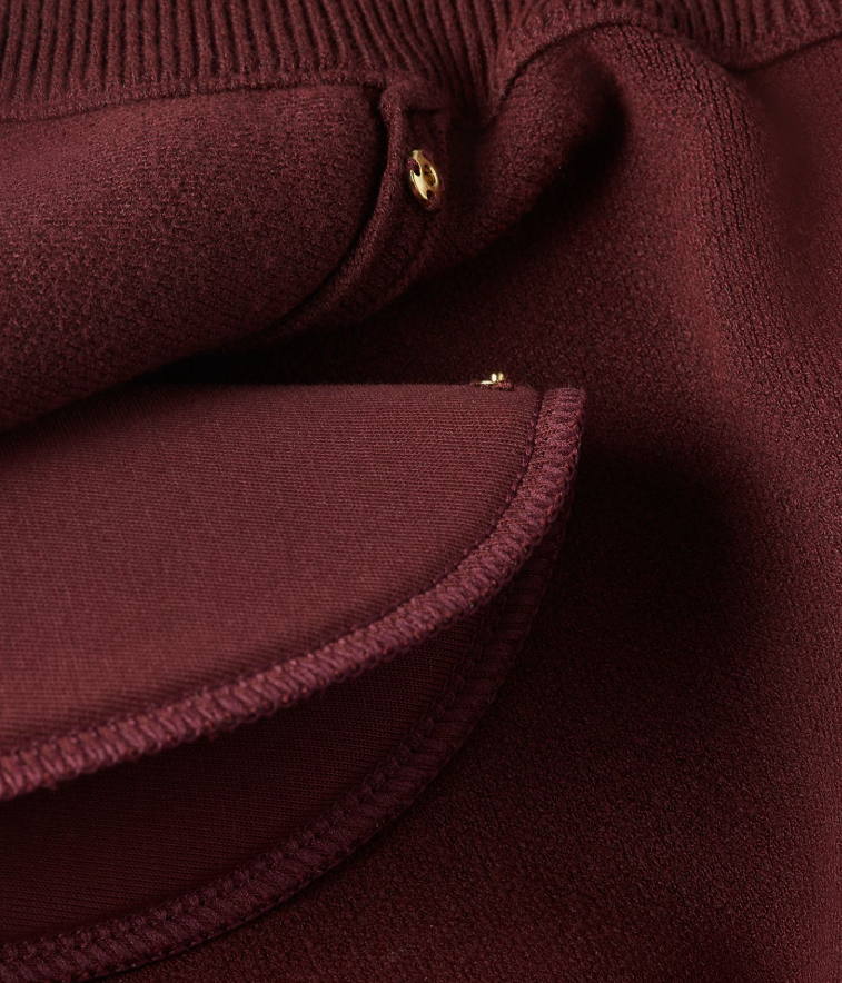 FLISS regular fit vest - burgundy