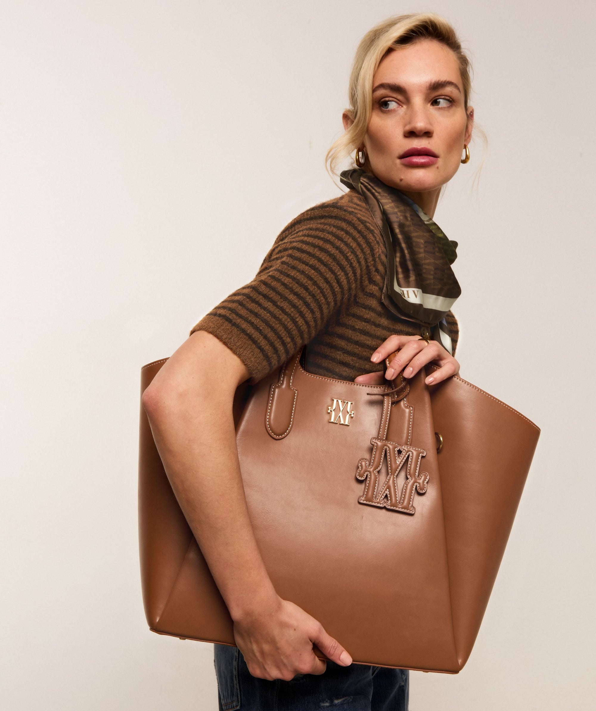 JV-ALISA Shopper - Cognac