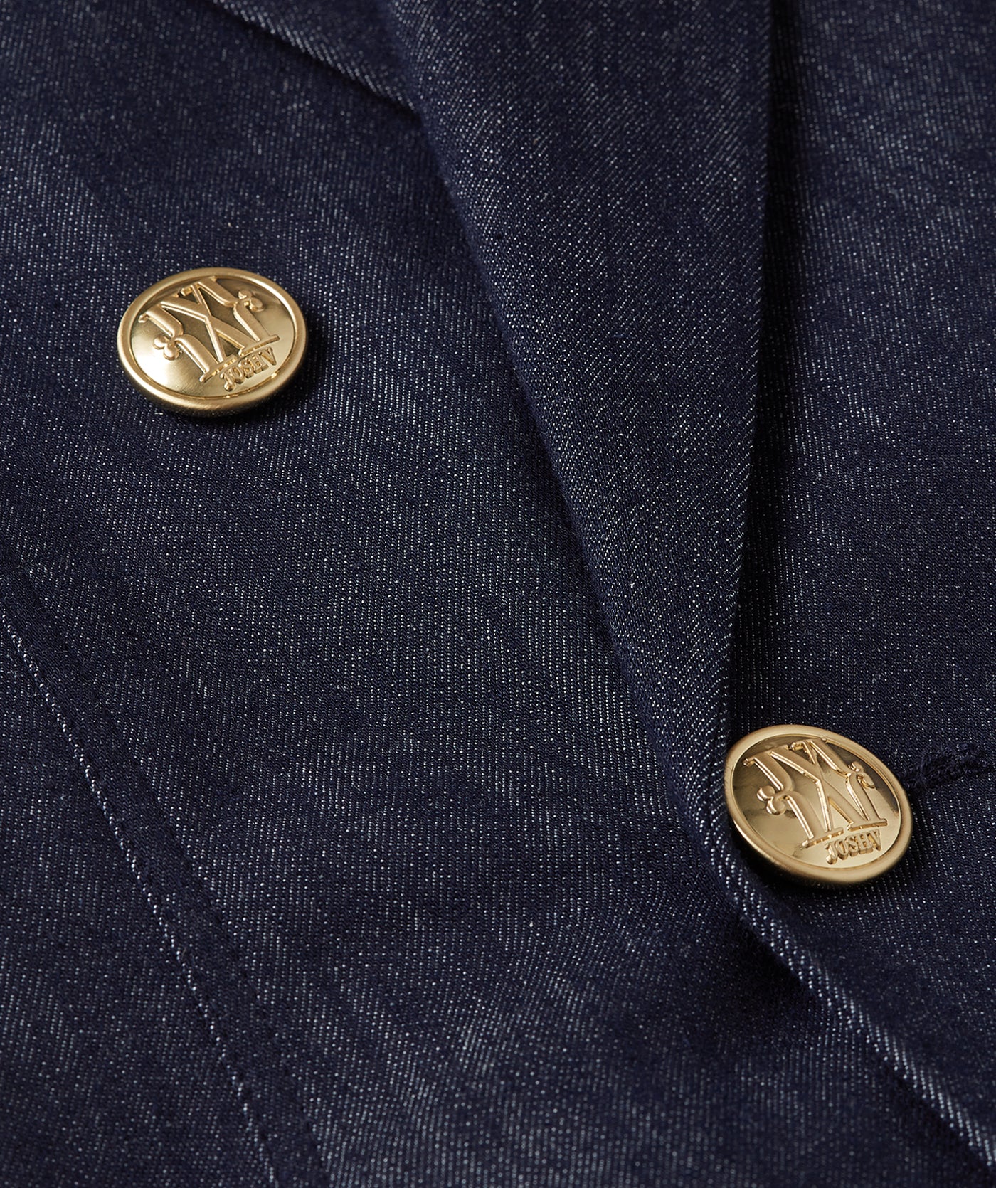 JV-BLUEBELL fitted blazer - dark blue chambray