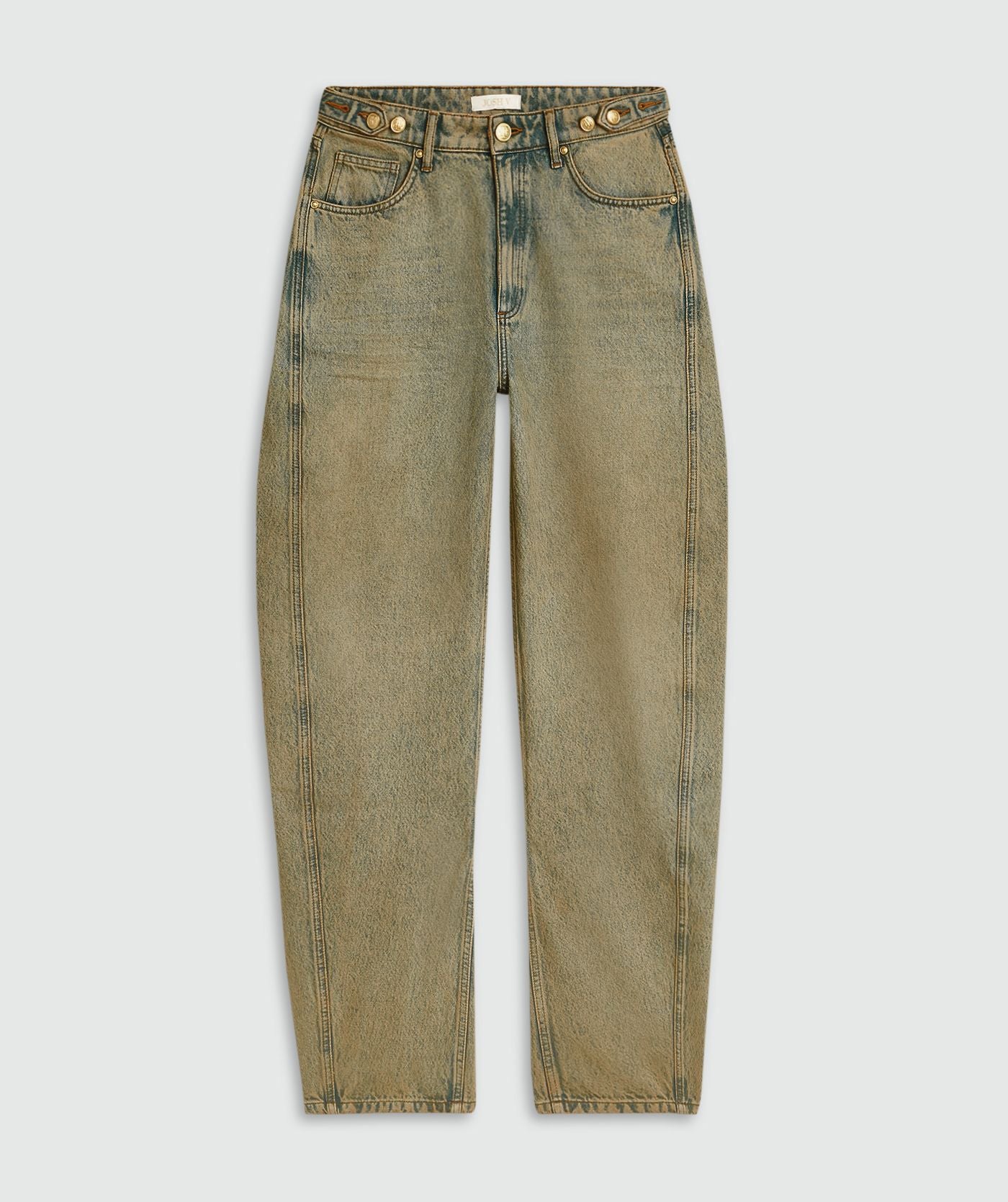 Dewi Balloon Fit Jeans - Dirty Wash Denim