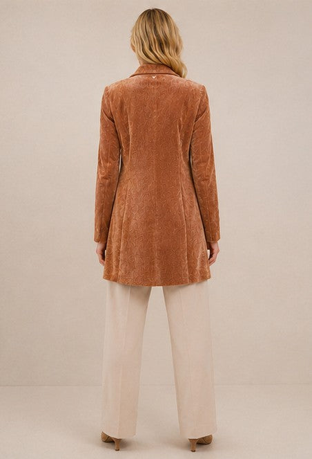 Blazer Tuxy Chenille Burned