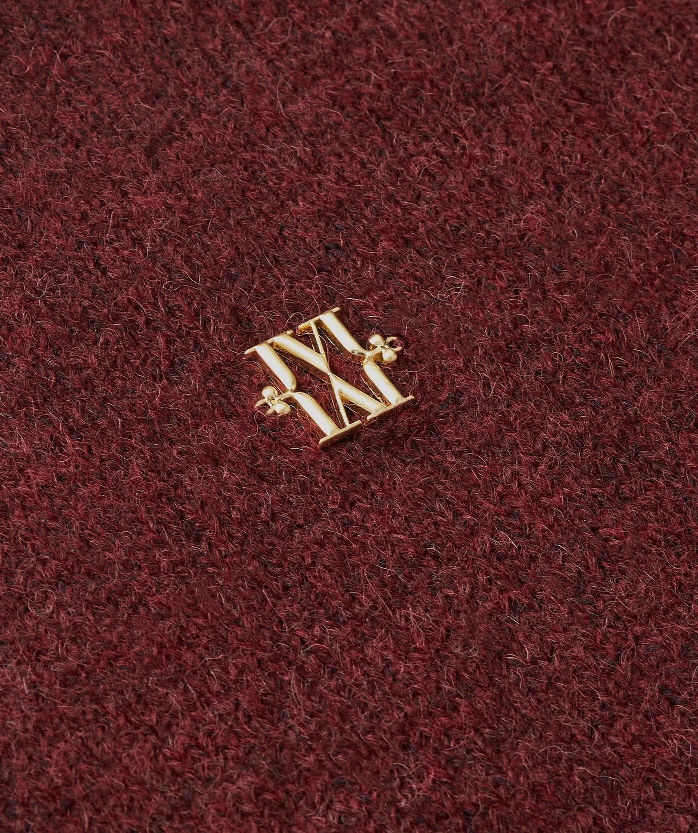 JV-IZE Oversized Sweater met Logo Burgundy