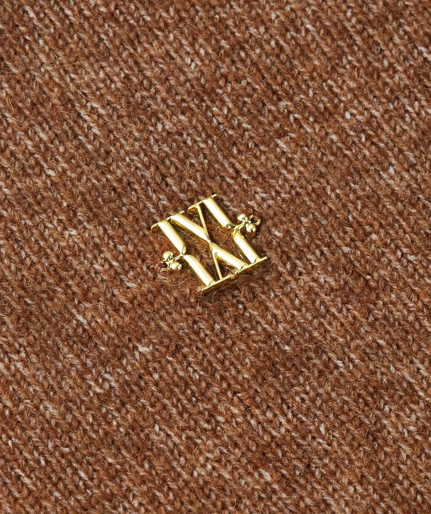 JV-IZE Oversized Sweater met Logo Cognac