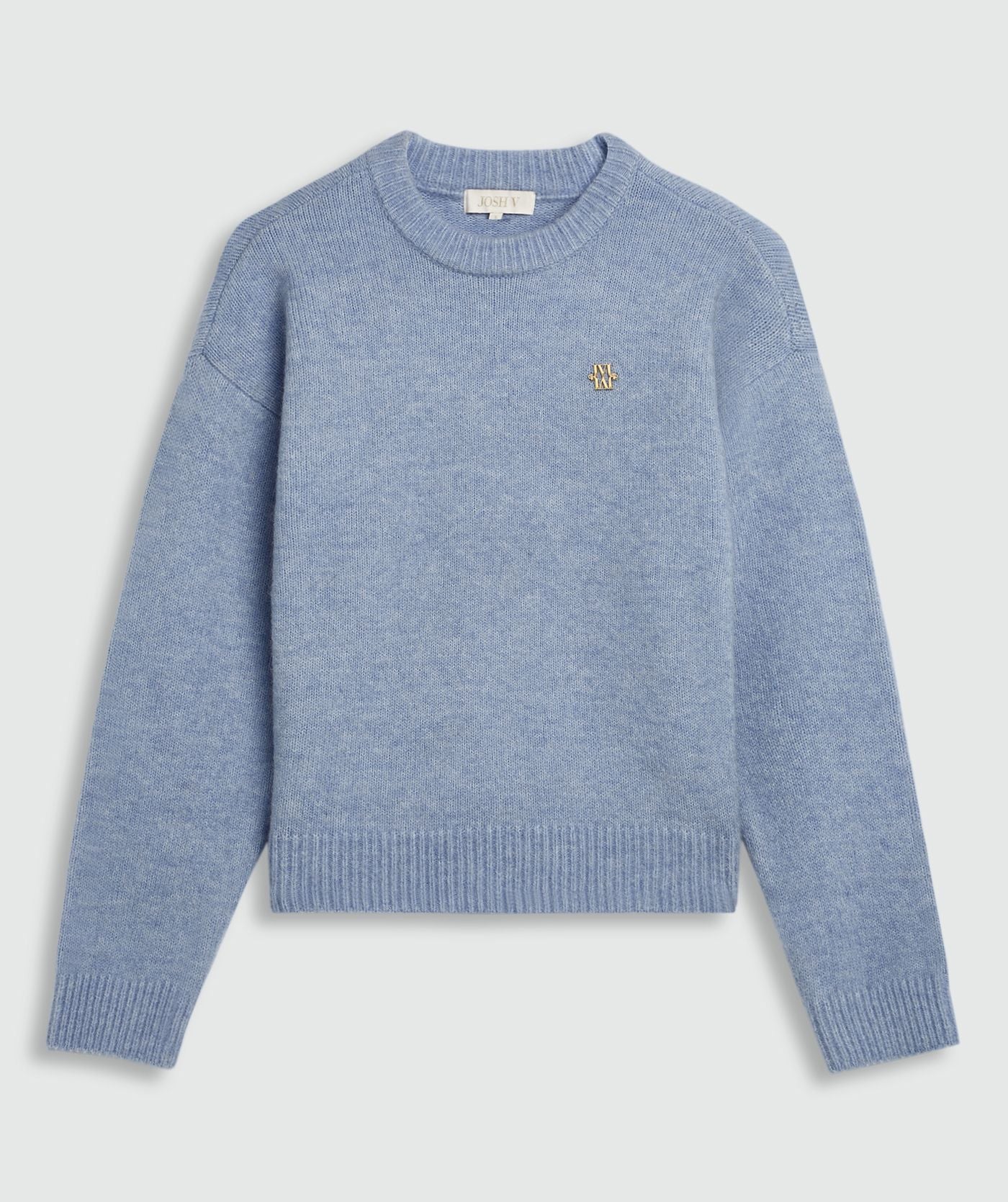 Ize Oversized Trui - Powder Blue Melange