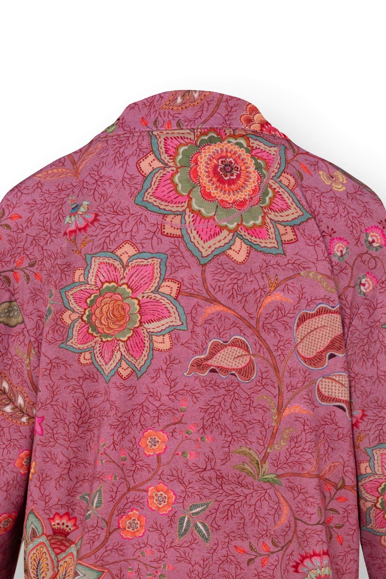 Faye Top Lange Mouw Mumbai Morning Roze