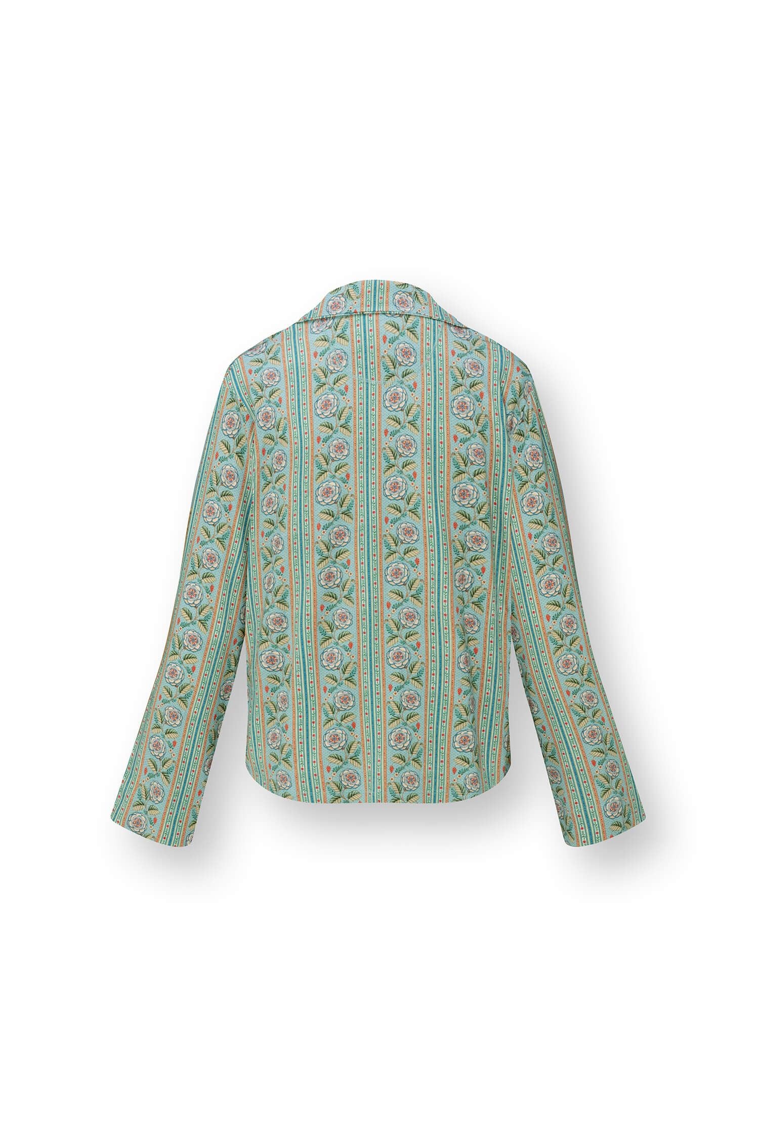 Faye Top Lange Mouw Rosa Rani Blauw