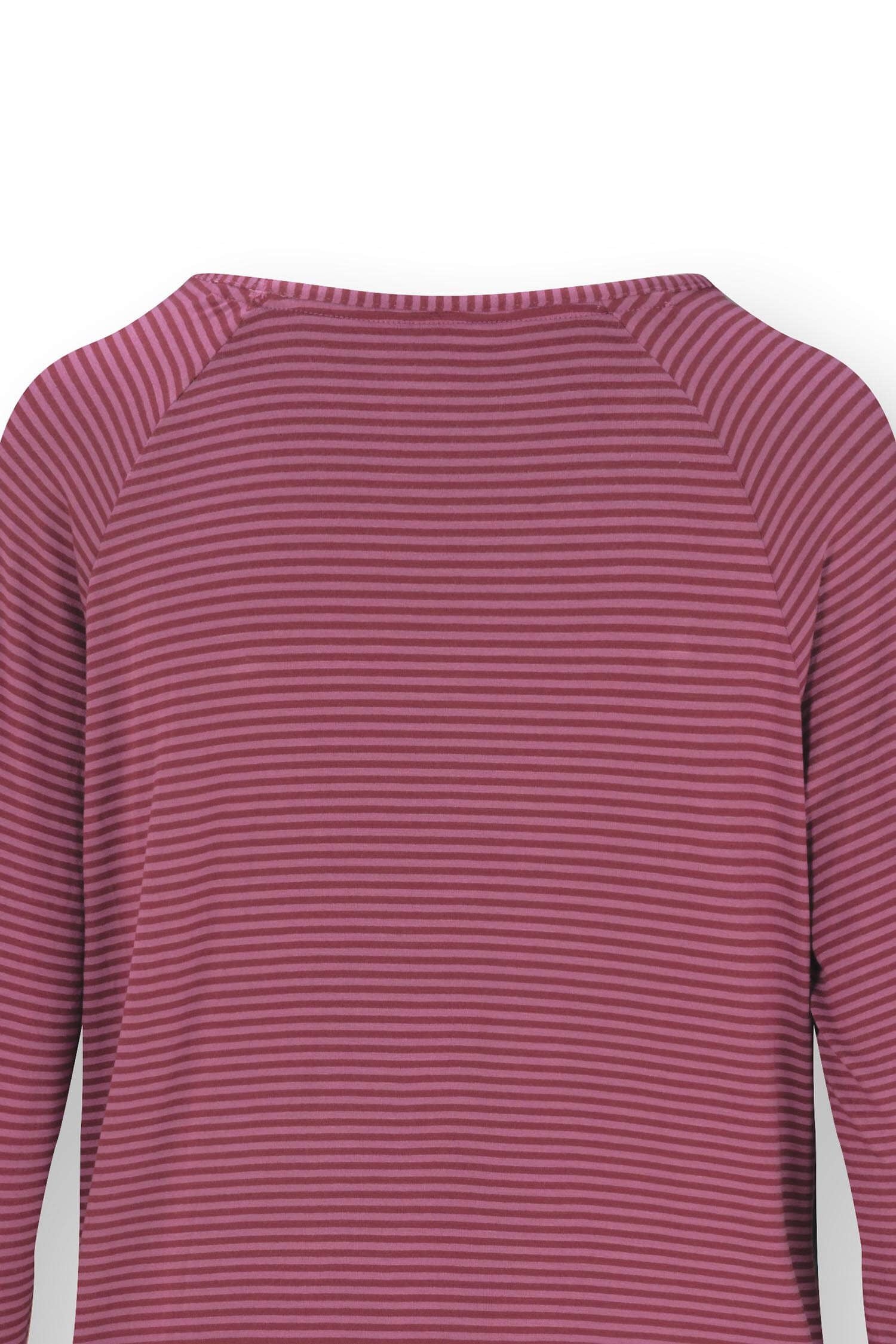 Tina Top Lange Mouw Little Sumo Stripe Roze