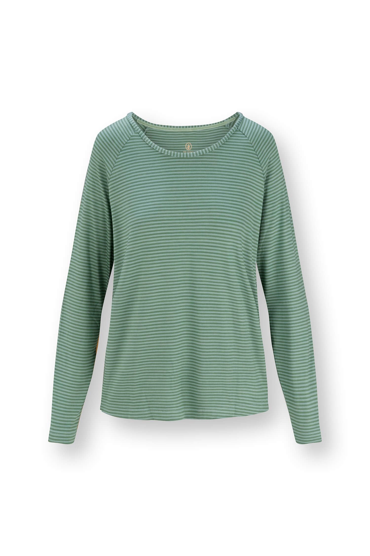 Tina Top Lange Mouw Little Sumo Stripe Groen