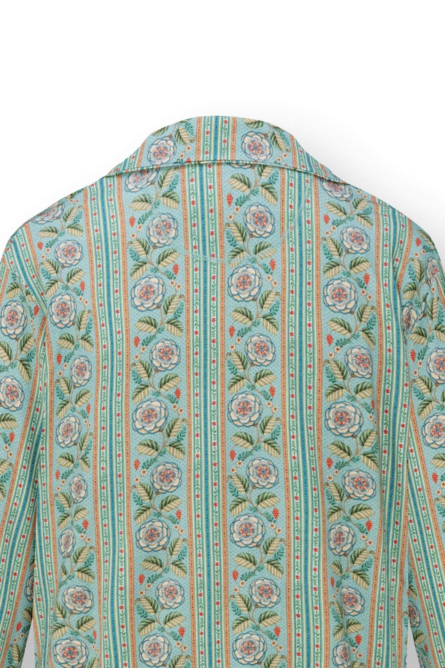 Faye Top Lange Mouw Rosa Rani Blauw