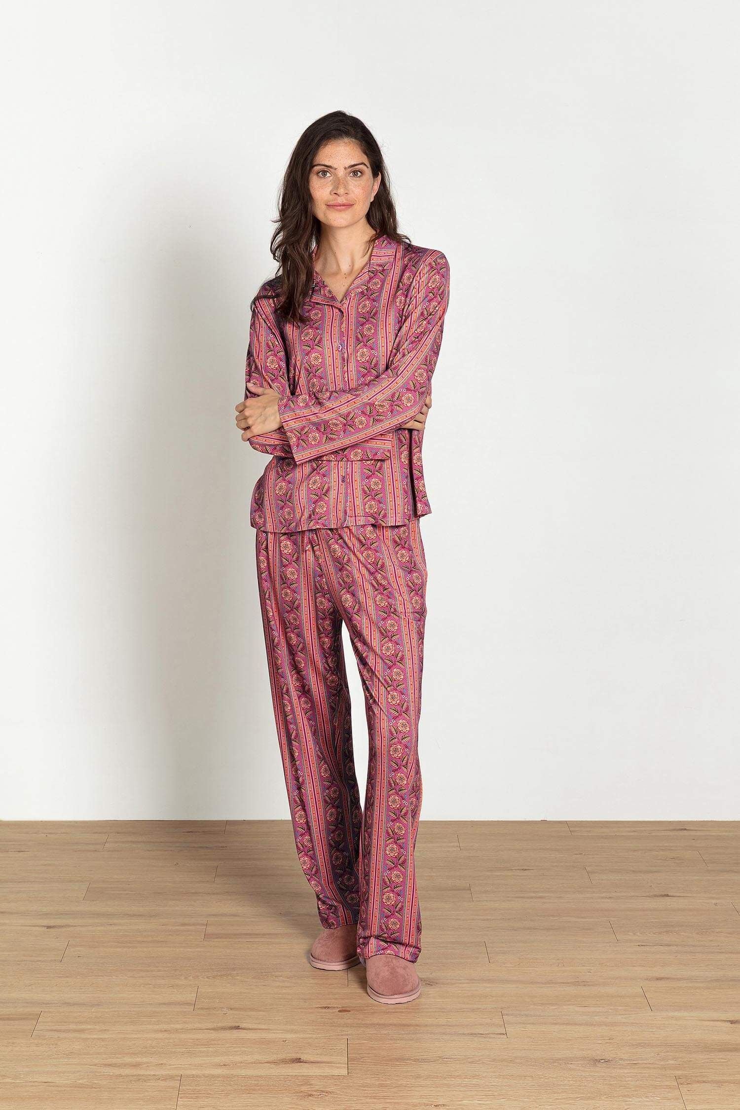 Faye Top Lange Mouw Rosa Rani Roze