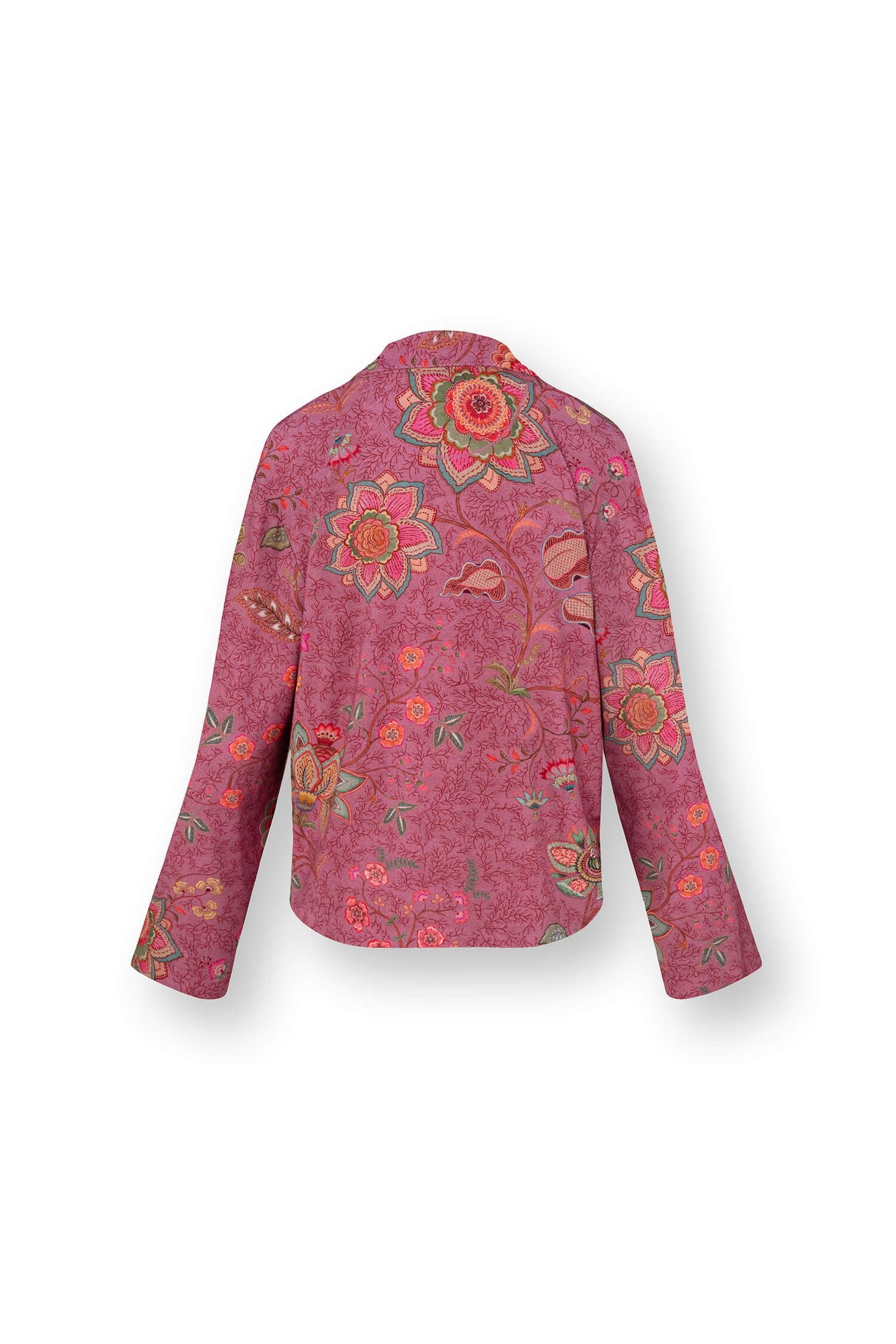 Faye Top Lange Mouw Mumbai Morning Roze