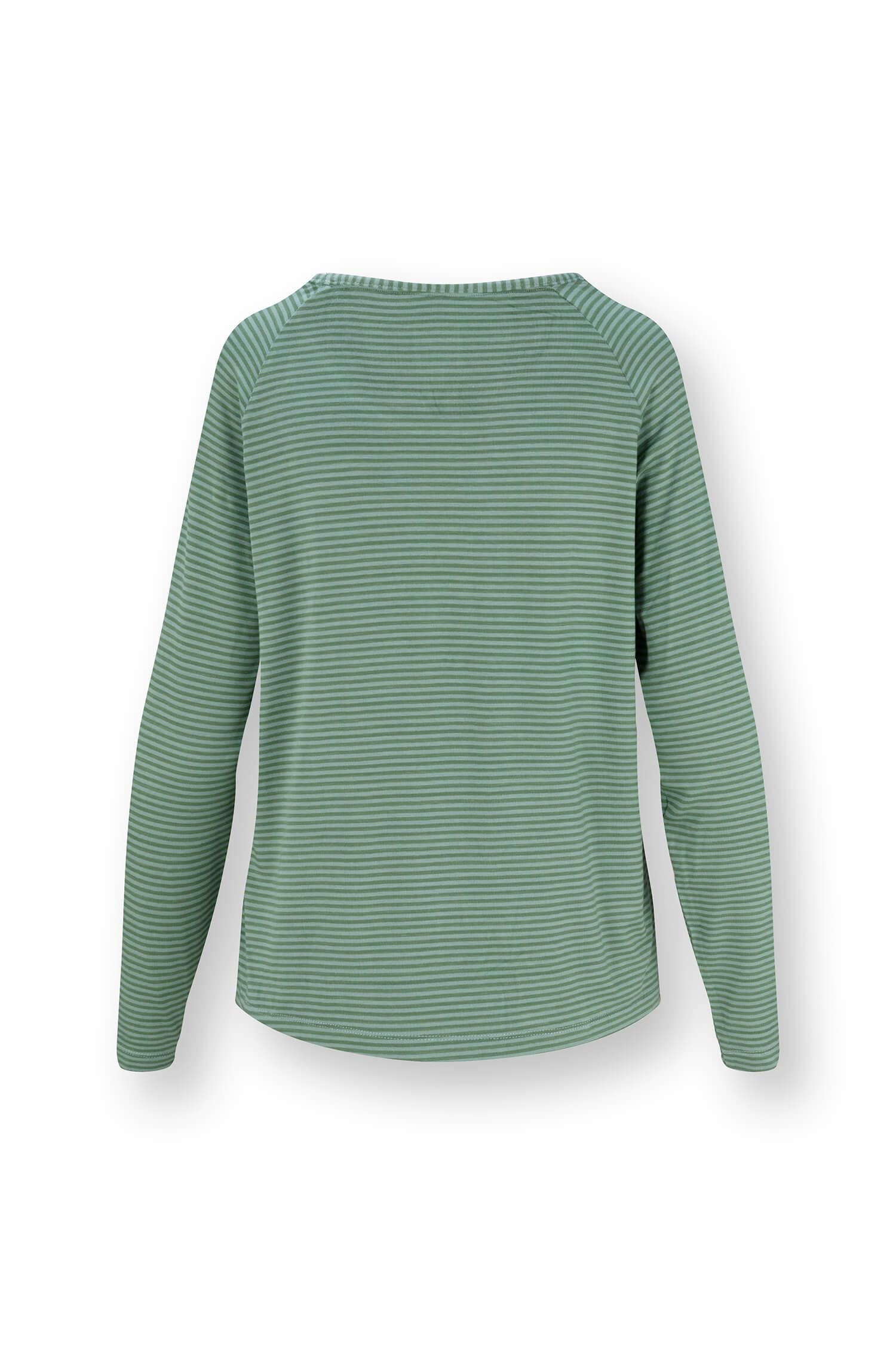 Tina Top Lange Mouw Little Sumo Stripe Groen