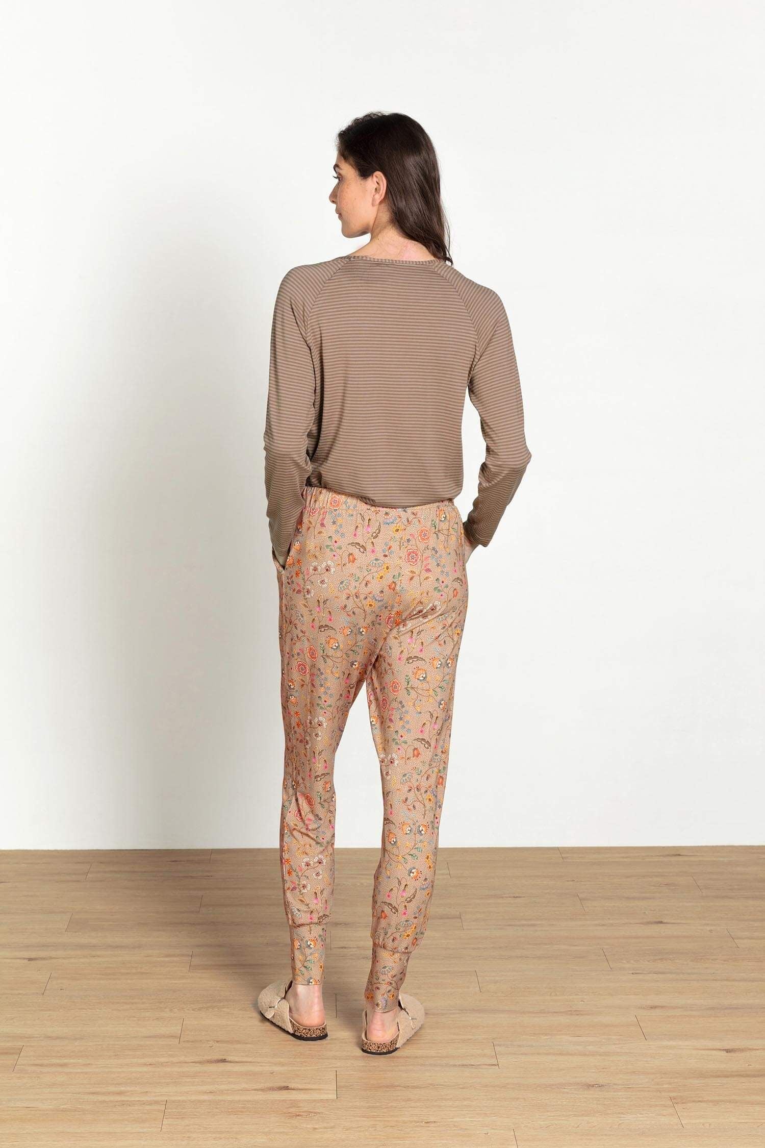 Tina Top Lange Mouw Little Sumo Stripe Zand