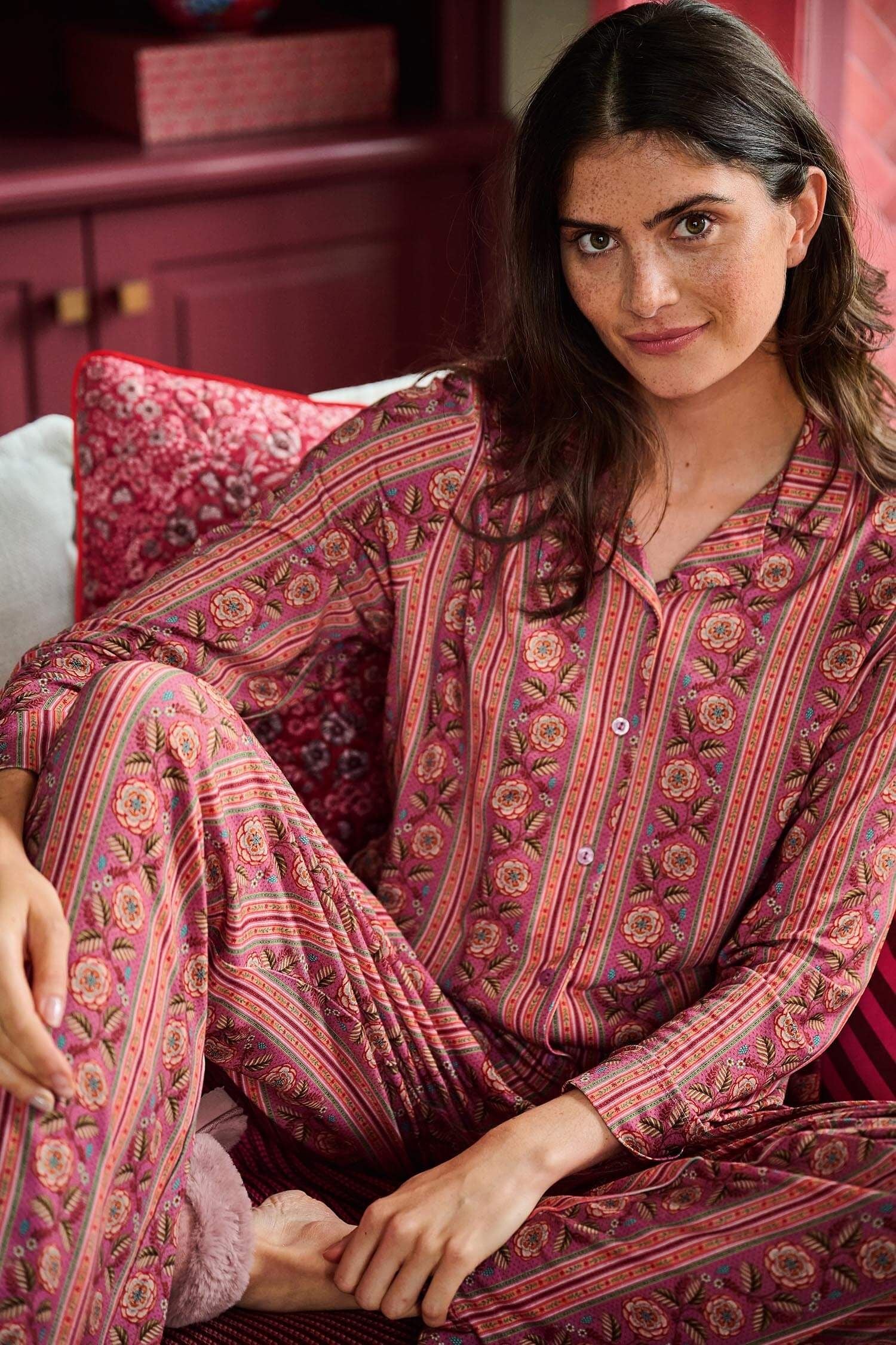 Faye Top Lange Mouw Rosa Rani Roze