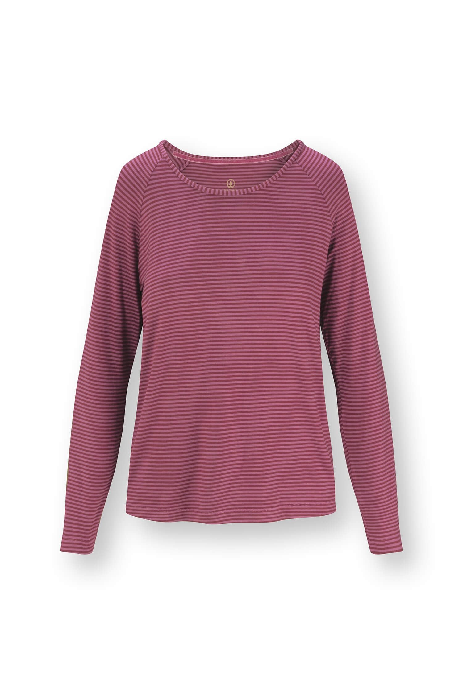 Tina Top Lange Mouw Little Sumo Stripe Roze
