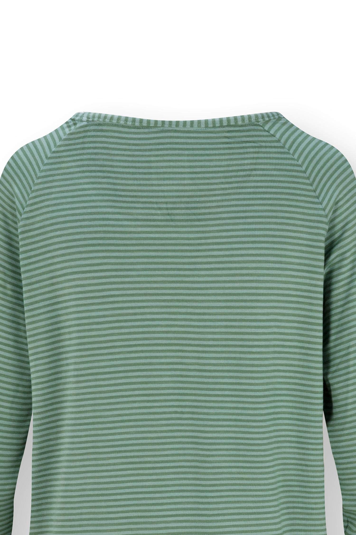 Tina Top Lange Mouw Little Sumo Stripe Groen
