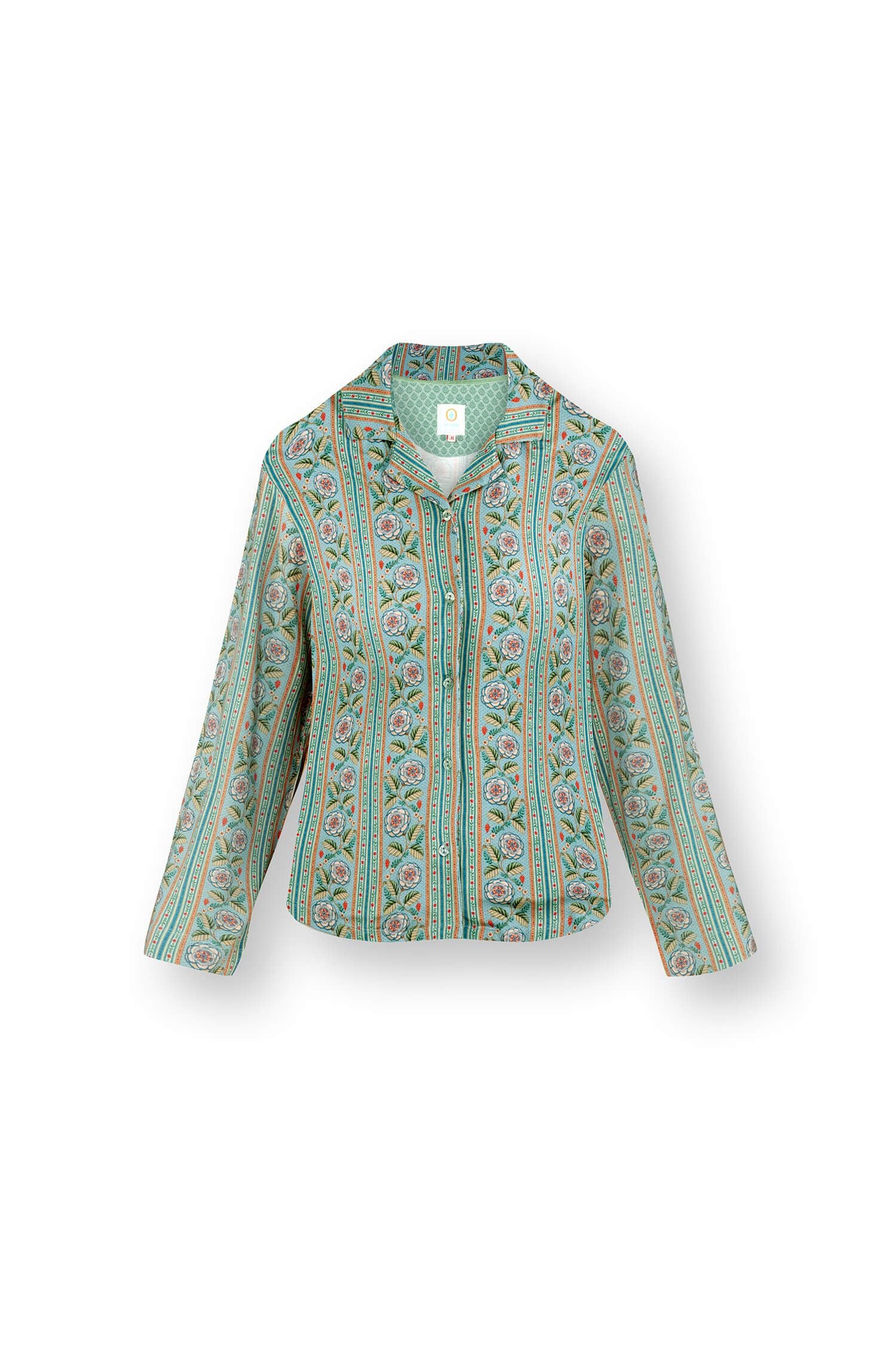 Faye Top Lange Mouw Rosa Rani Blauw