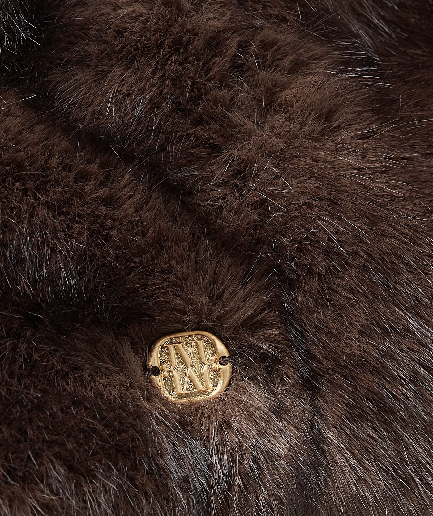 JV-LOVISA Regular Faux Fur Jas - Barolo
