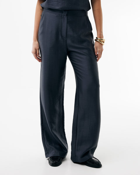 Hammered satin pants