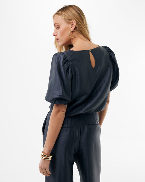 Hammered satin pants