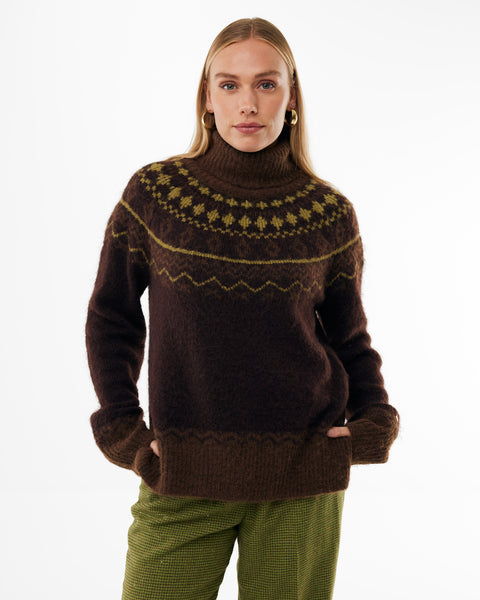 Nordic jacquard jumper