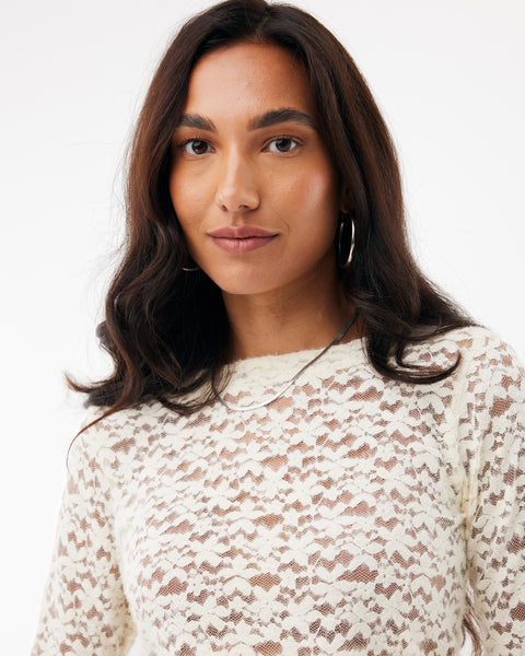 Flower lace top