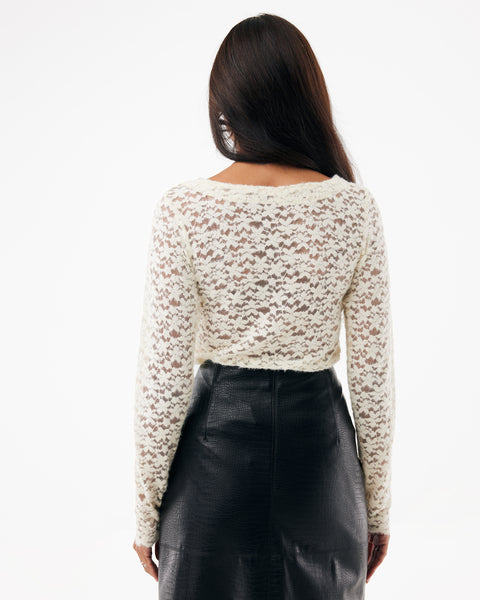 Flower lace top