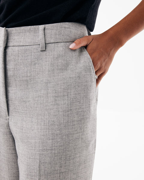 Melange broek light grey