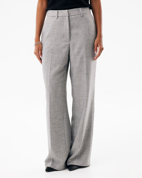 Melange broek light grey