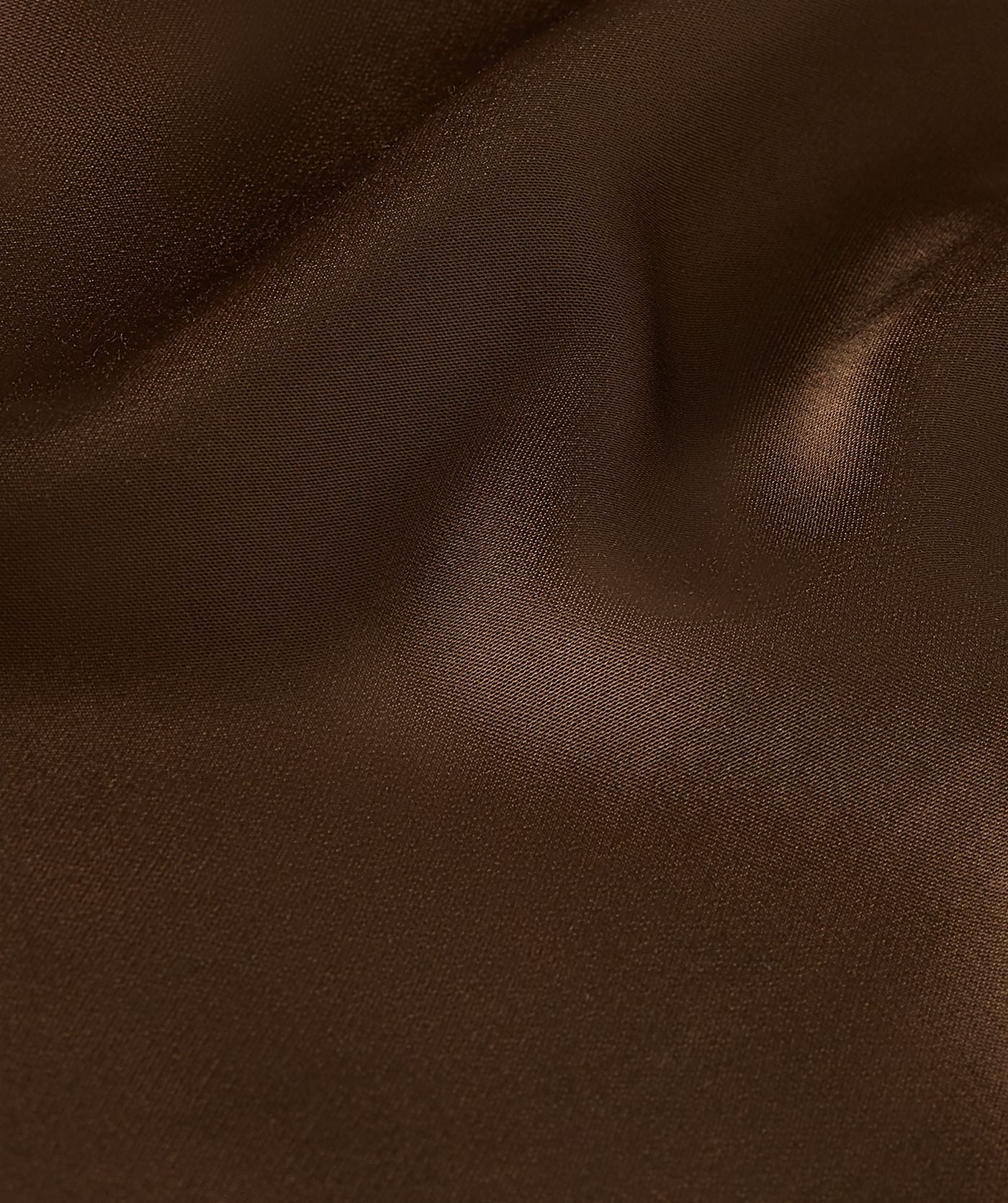 Yaniek loose fit top in satijn look - bruin